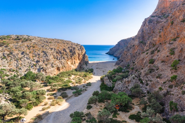 Tours in Kreta - Land Rover Safari zur Agiofaraggo-Schlucht und Südkreta mit professionellem Fahrer und Mittagessen 